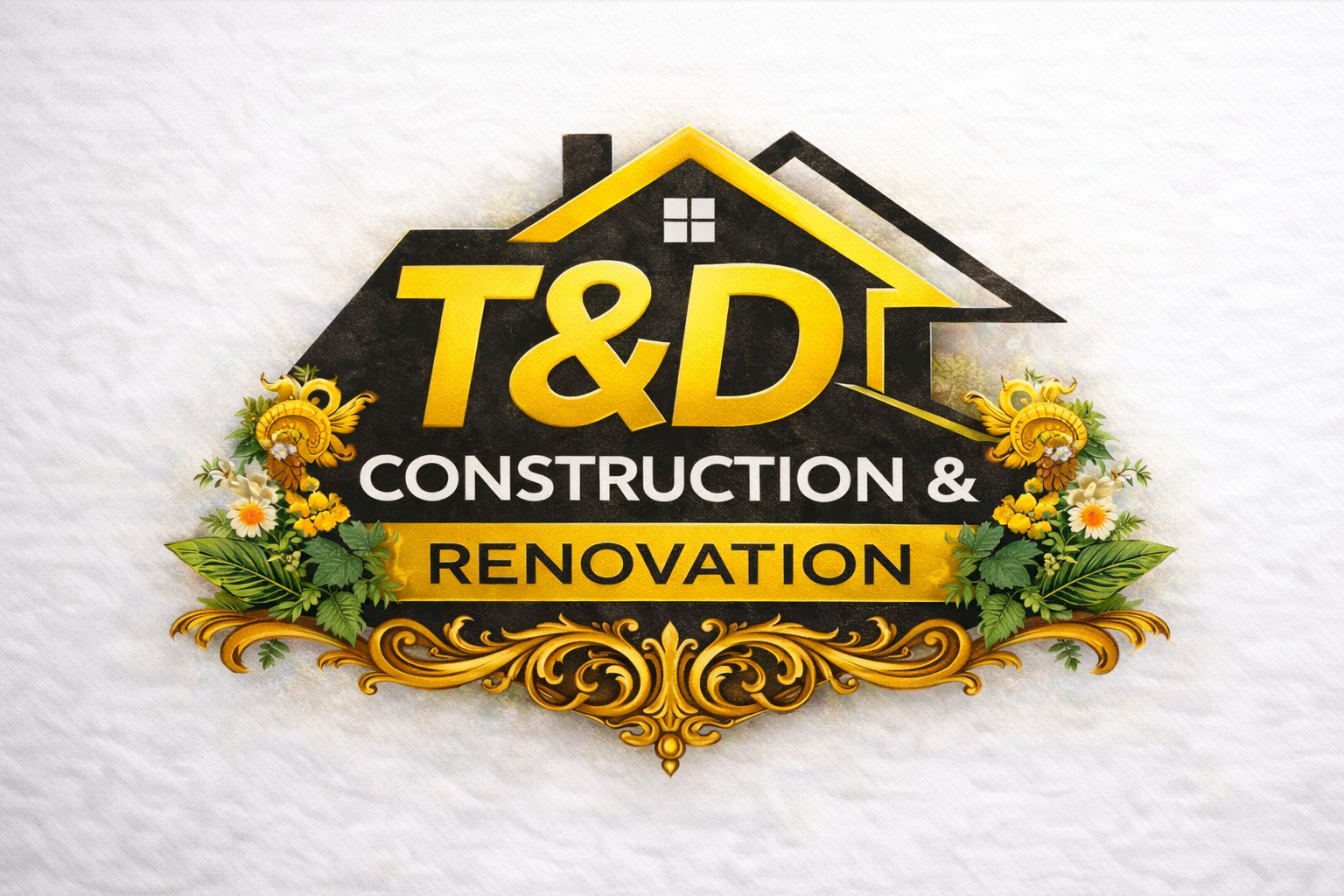 T&D Construction & Renovation Logo